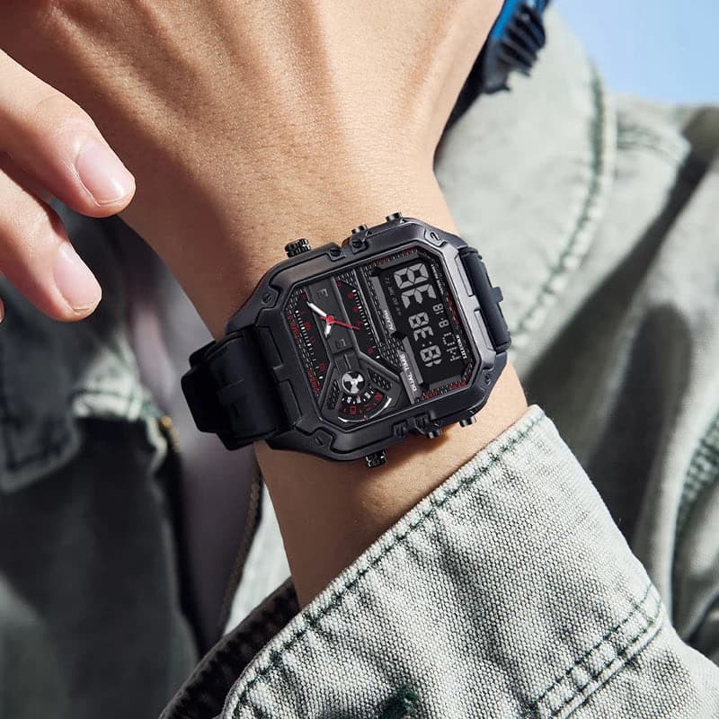 LILUOKE Man Watch Quartz Movement Waterproof Watches for Man Summer Rejos — image 6