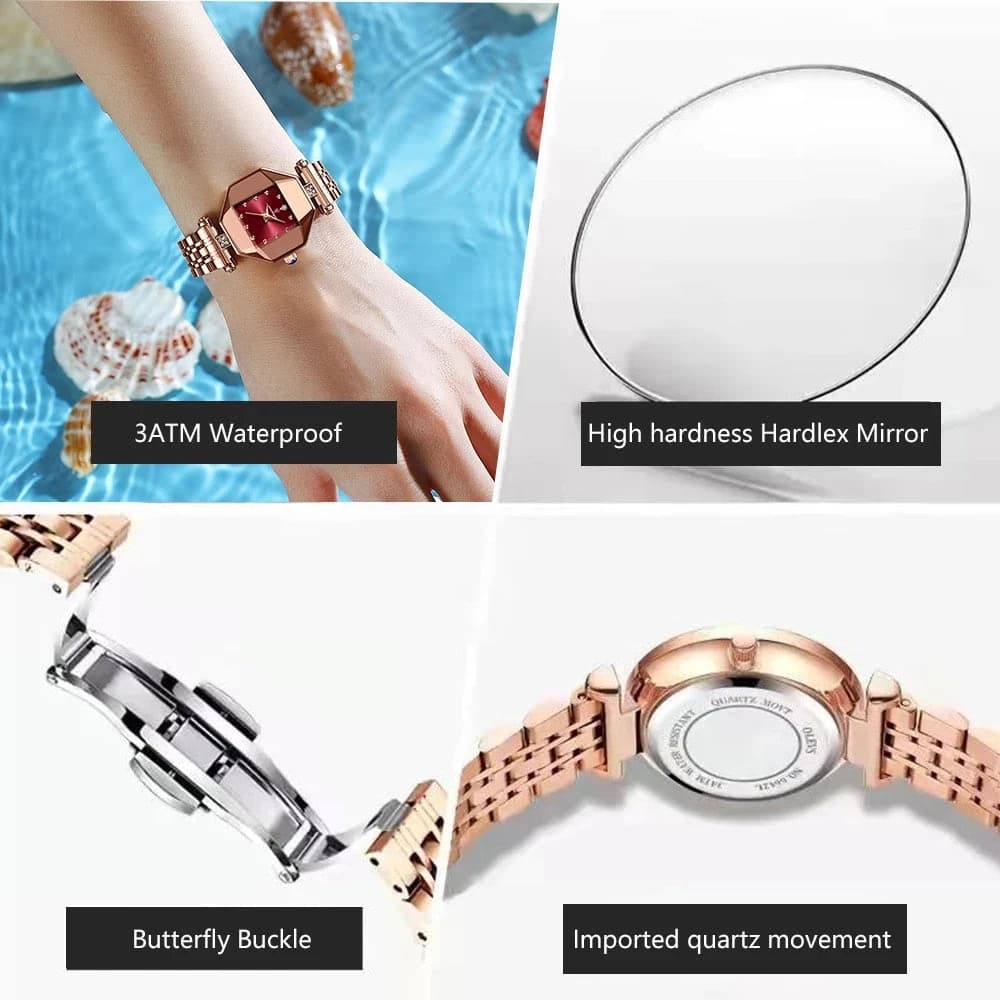 POEDAGAR Women's Quartz Watch — image 5