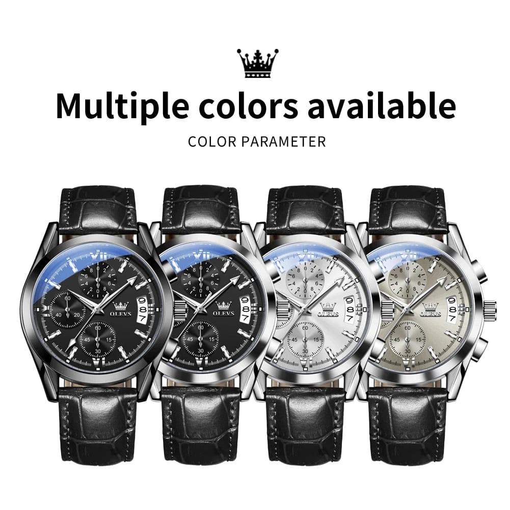 Luxury OLEVS Waterproof Chronograph Men's Watch — image 6