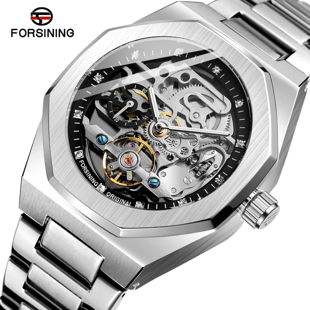 Luxury Skeleton Mechanical Watch Automatic Watch for Men