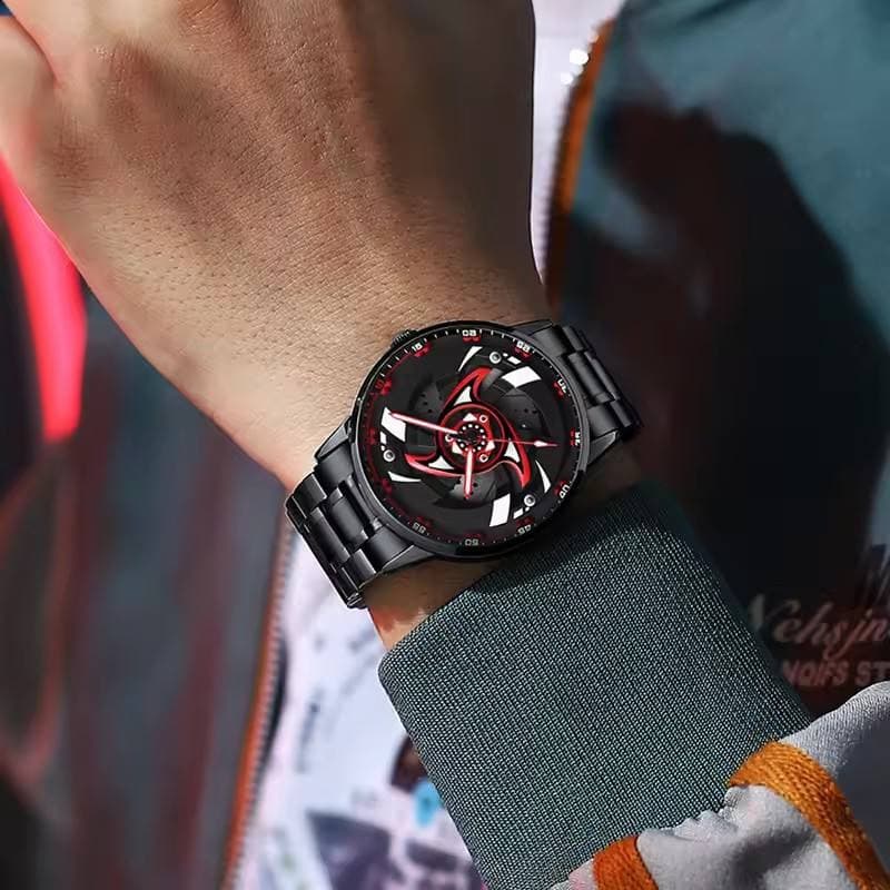 TurboWheel 3D Sports Car Quartz Watch – 42mm Rotating Dial Men’s Business Timepiece — image 8