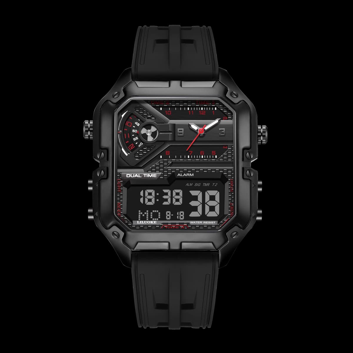LILUOKE Man Watch Quartz Movement Waterproof Watches for Man Summer Rejos — image 11