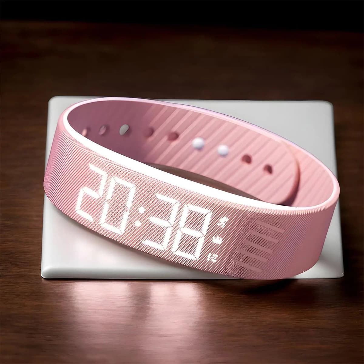 OLED Digital Alarm Watch Sleep Tracker Silent Vibration Activity — image 3