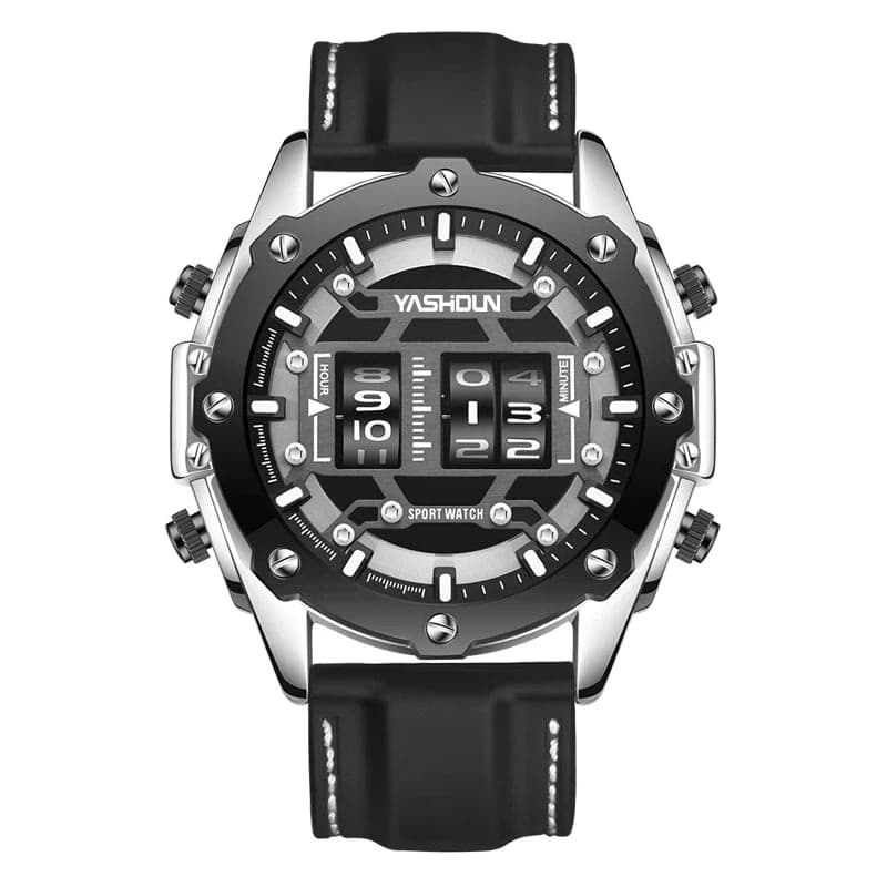 Trendy Personalized Multifunctional Men's Watch Sports Silicone Tape — image 7
