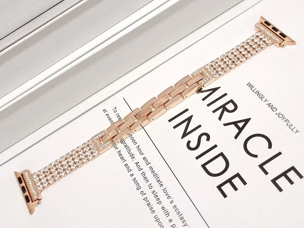 Elegant Diamond Apple Watch Bracelet Band — image 13