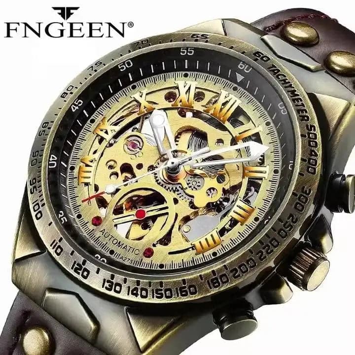 FNGEEN A275 Luxury Retro Men's Automatic Watch — image 2
