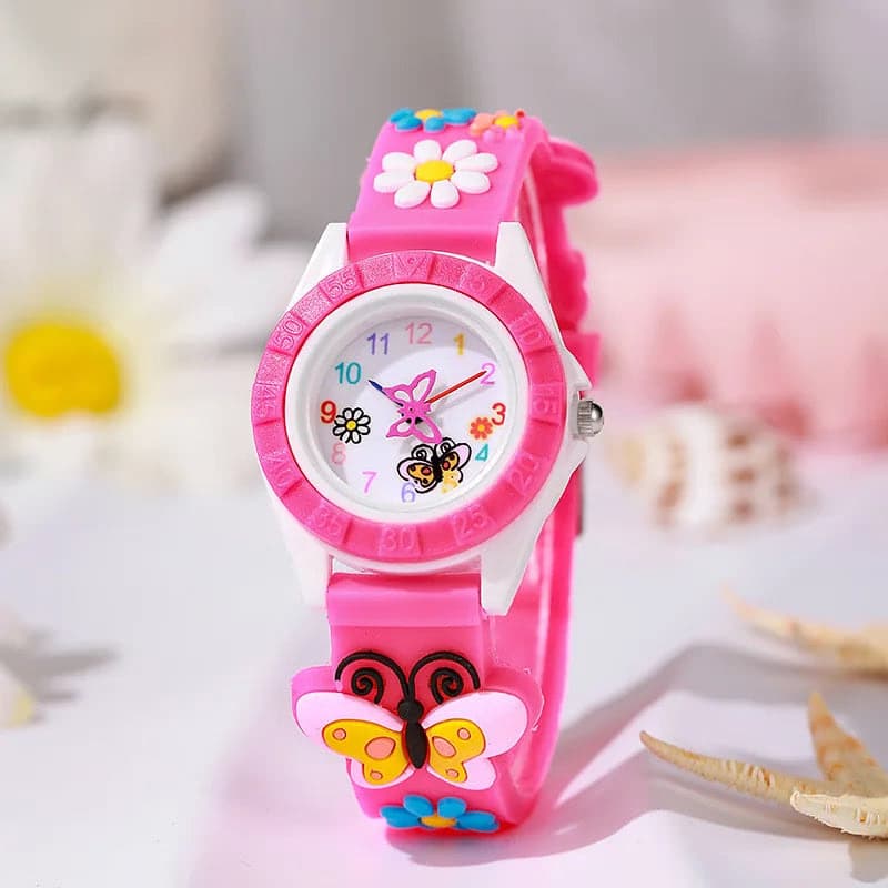 Charming Kids' Quartz Watch with Butterfly Design — image 6