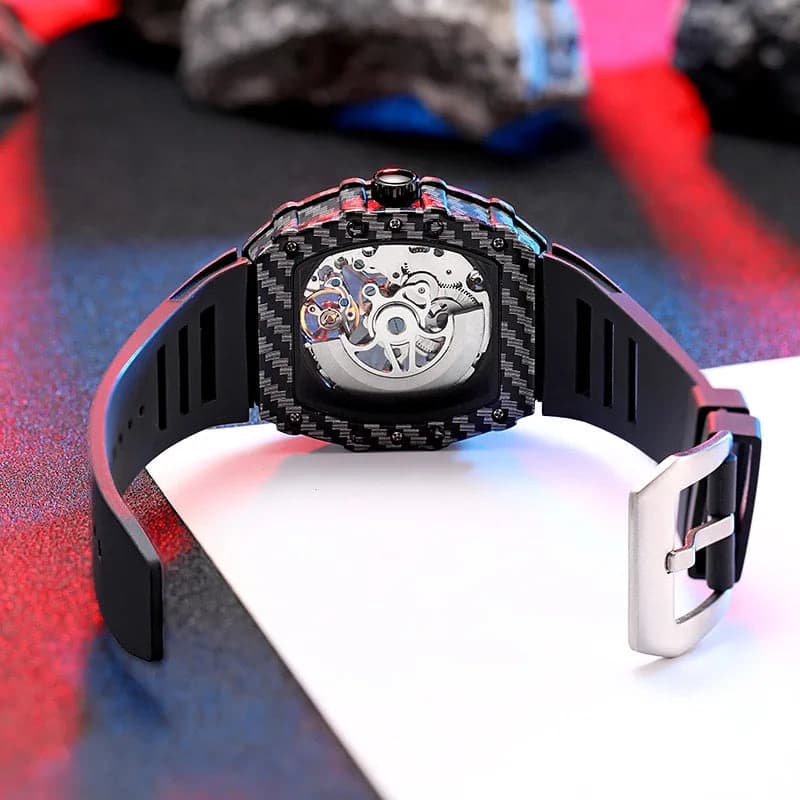Dulunwe Men's Tourbillon Skeleton Watch — image 3