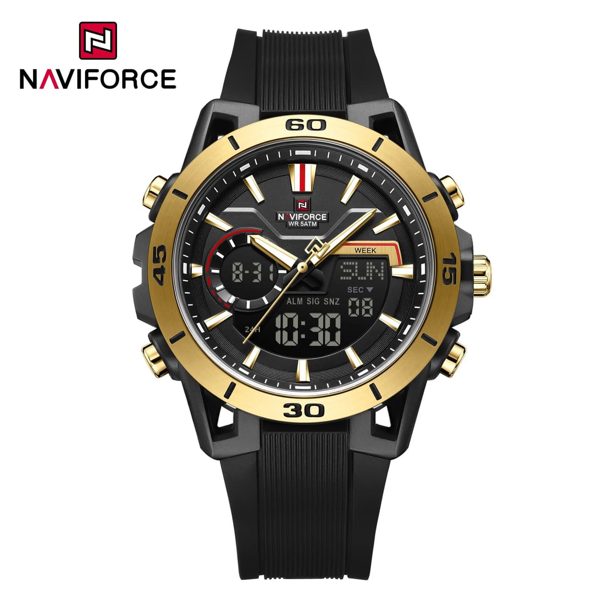 NAVIFORCE 7135 Men's Dual Display Sports Watch — image 7