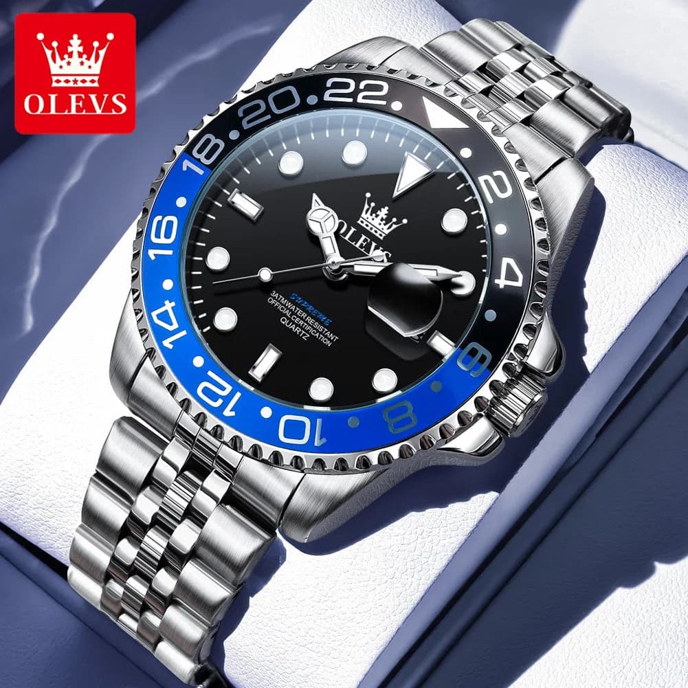 OLEVS Luxury Waterproof Quartz Sports Watch — image 3