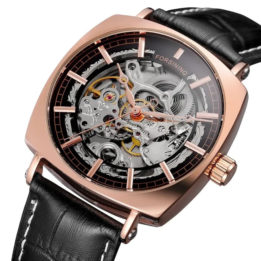 Forsining Skeleton Watch - Water Resistant & Fashionable — image 5
