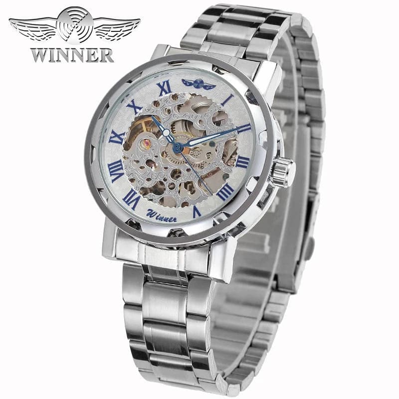 Luxury Gold Skeleton Automatic Watch — image 12