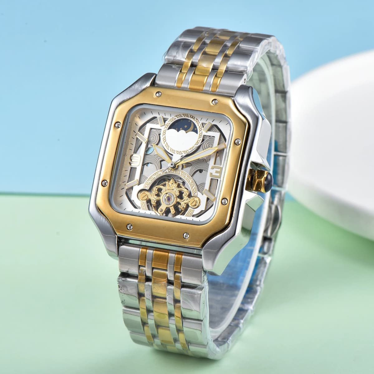Men's Luxury Mechanical Square Watch — image 3