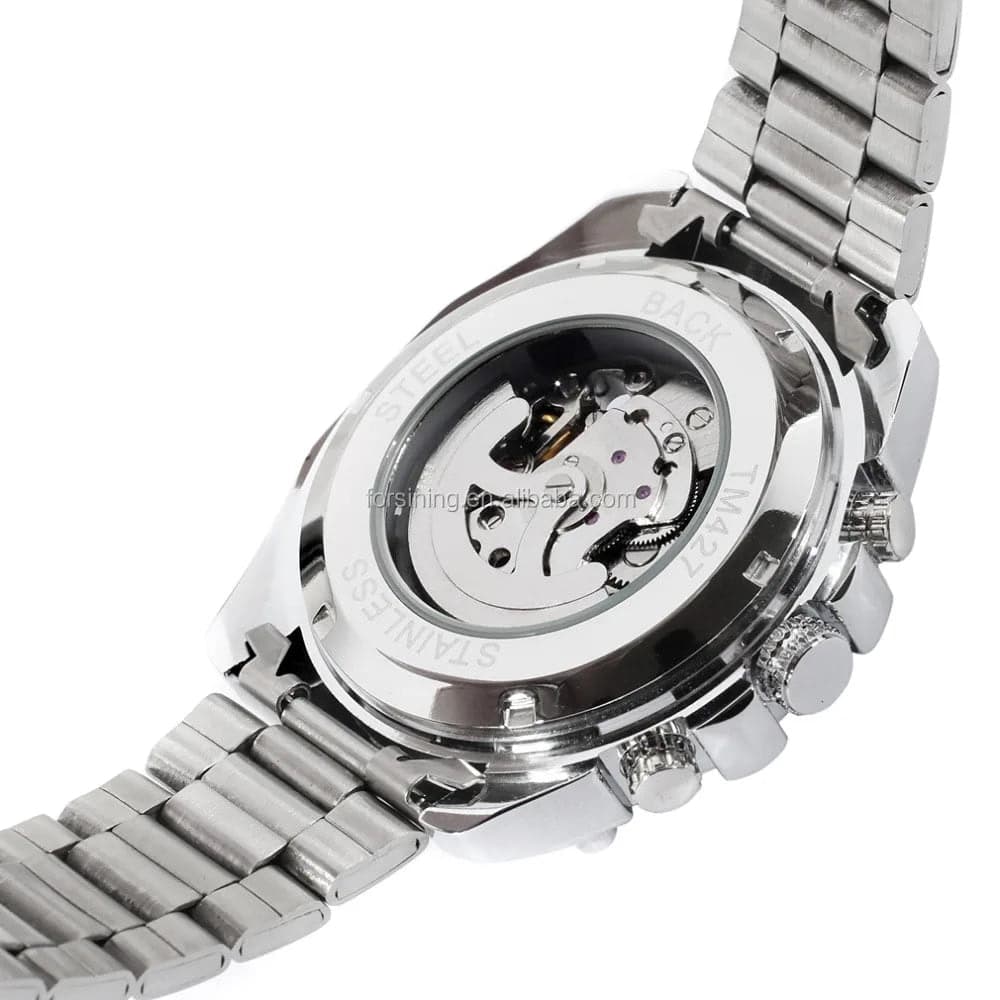 Luxury Men's Automatic Roman Numeral Watch — image 5