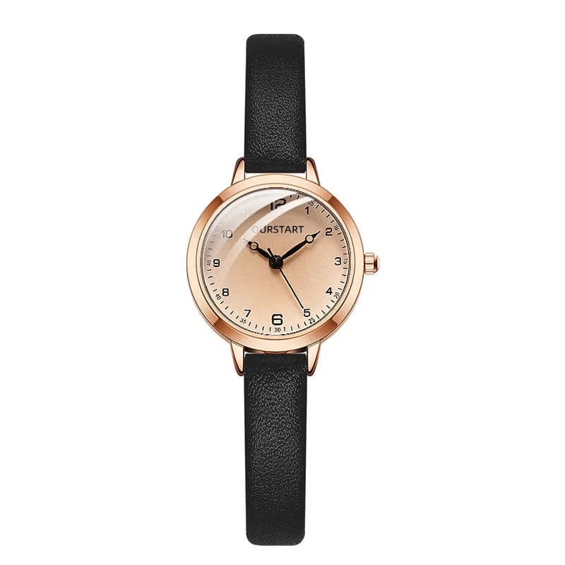 Retro Leather Strap Ladies Quartz Watch — image 10