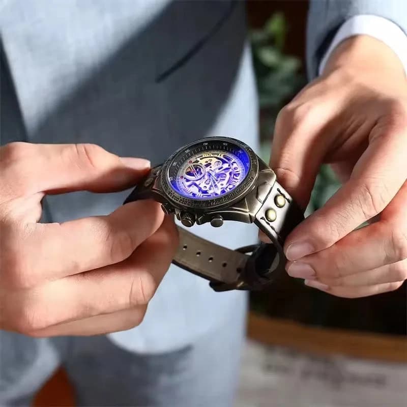 FNGEEN A275 Luxury Retro Men's Automatic Watch — image 5