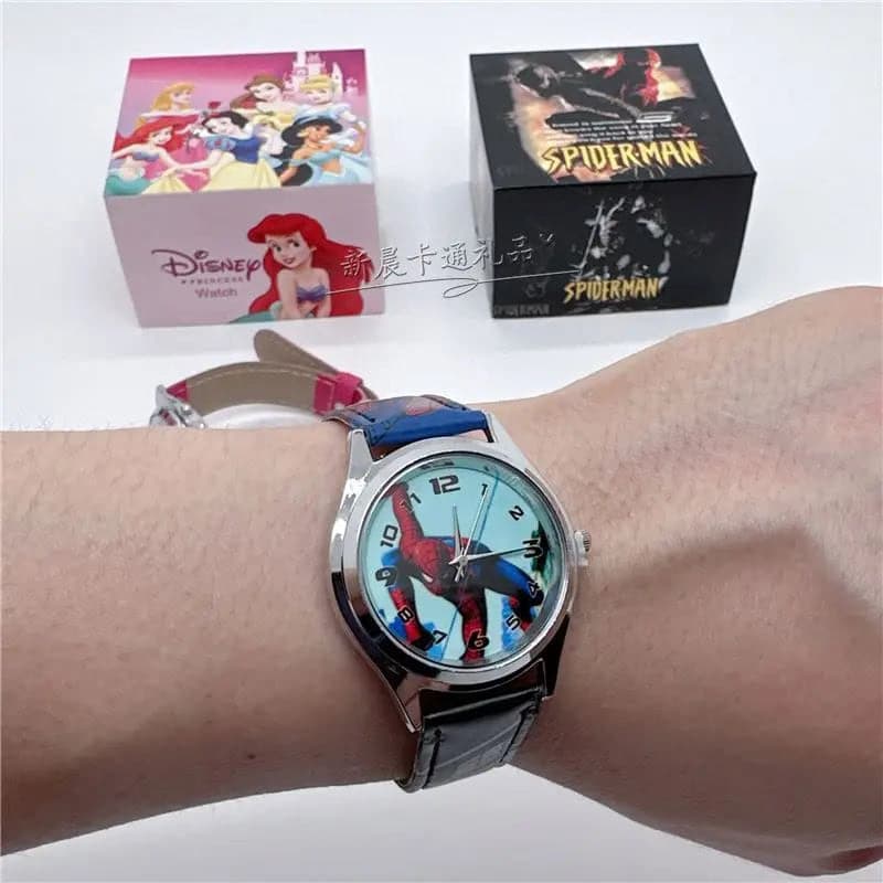 Kids Cartoon Quartz Watch with Leather Band — image 5