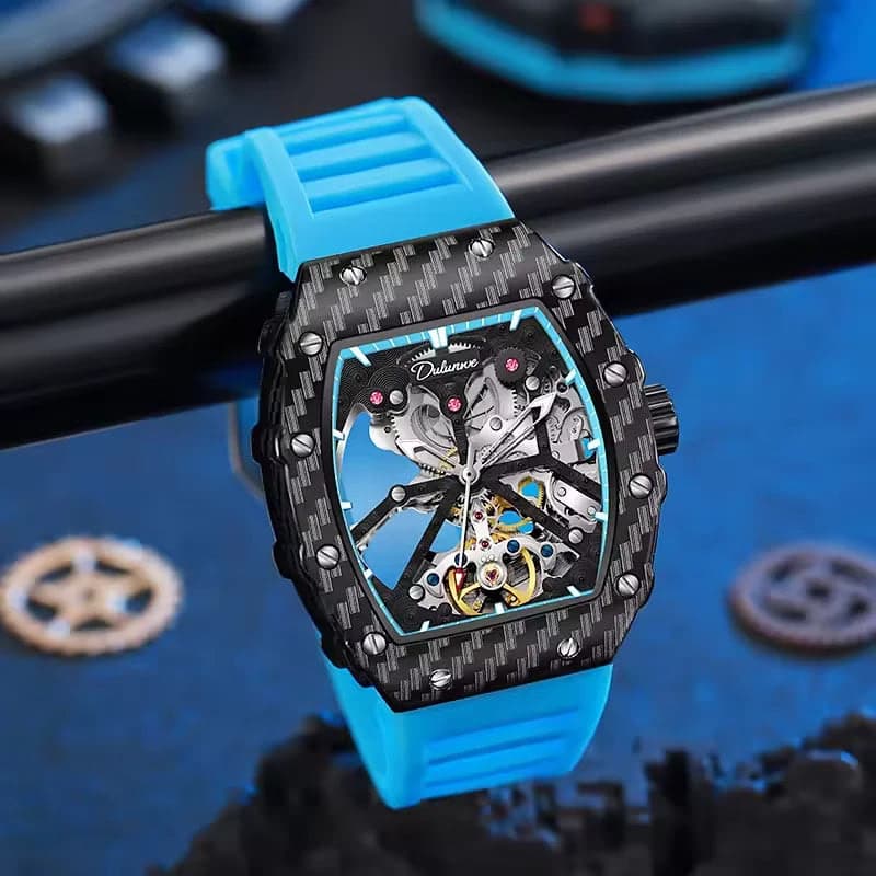 Dulunwe Men's Tourbillon Skeleton Watch — image 11