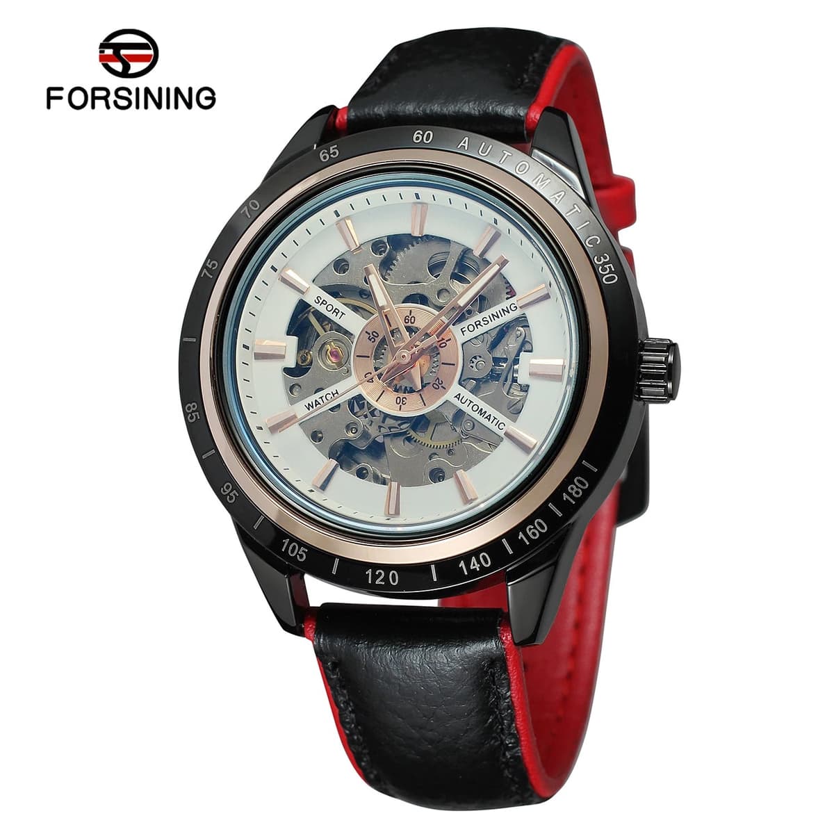 Forsining Men's Automatic Skeleton Watch — image 8