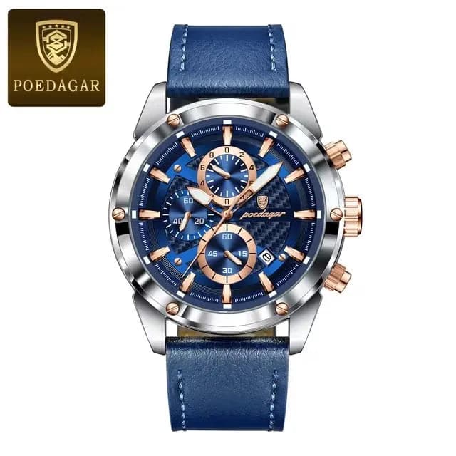 POEDAGAR Luxury Sports Men's Chronograph Watch — image 9