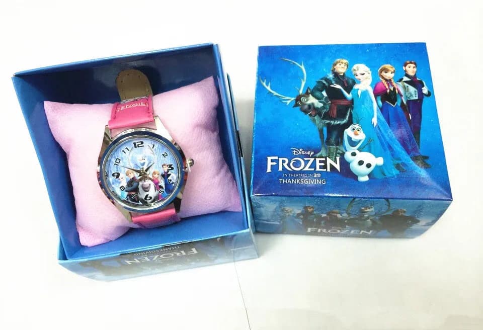 Kids Cartoon Quartz Watch with Leather Band — image 9