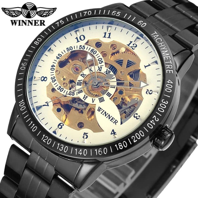 T-winner Automatic Skeleton Steel Men's Watch — image 4