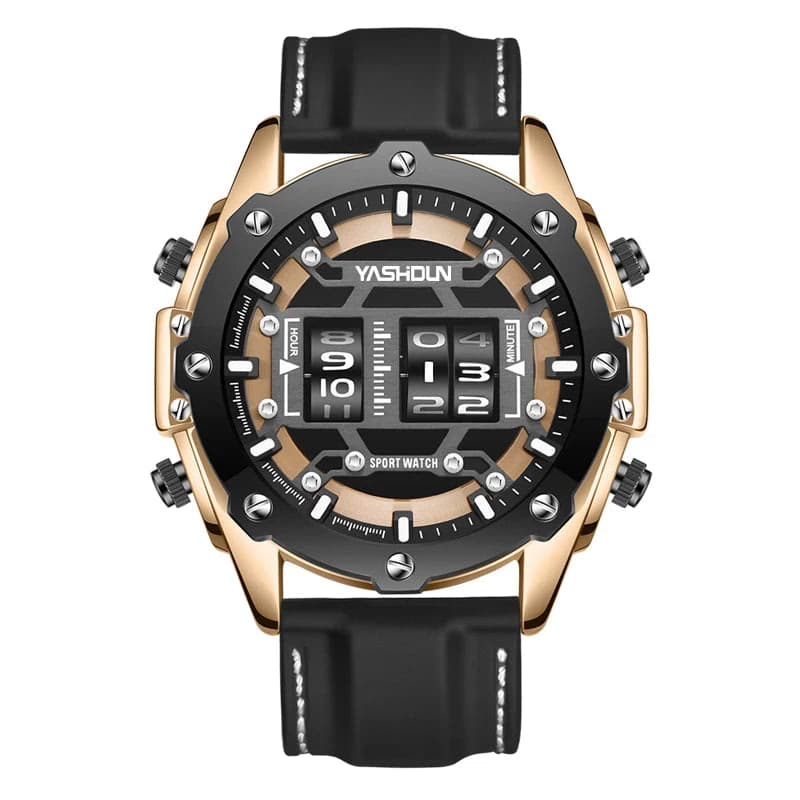 Trendy Personalized Multifunctional Men's Watch Sports Silicone Tape — image 8