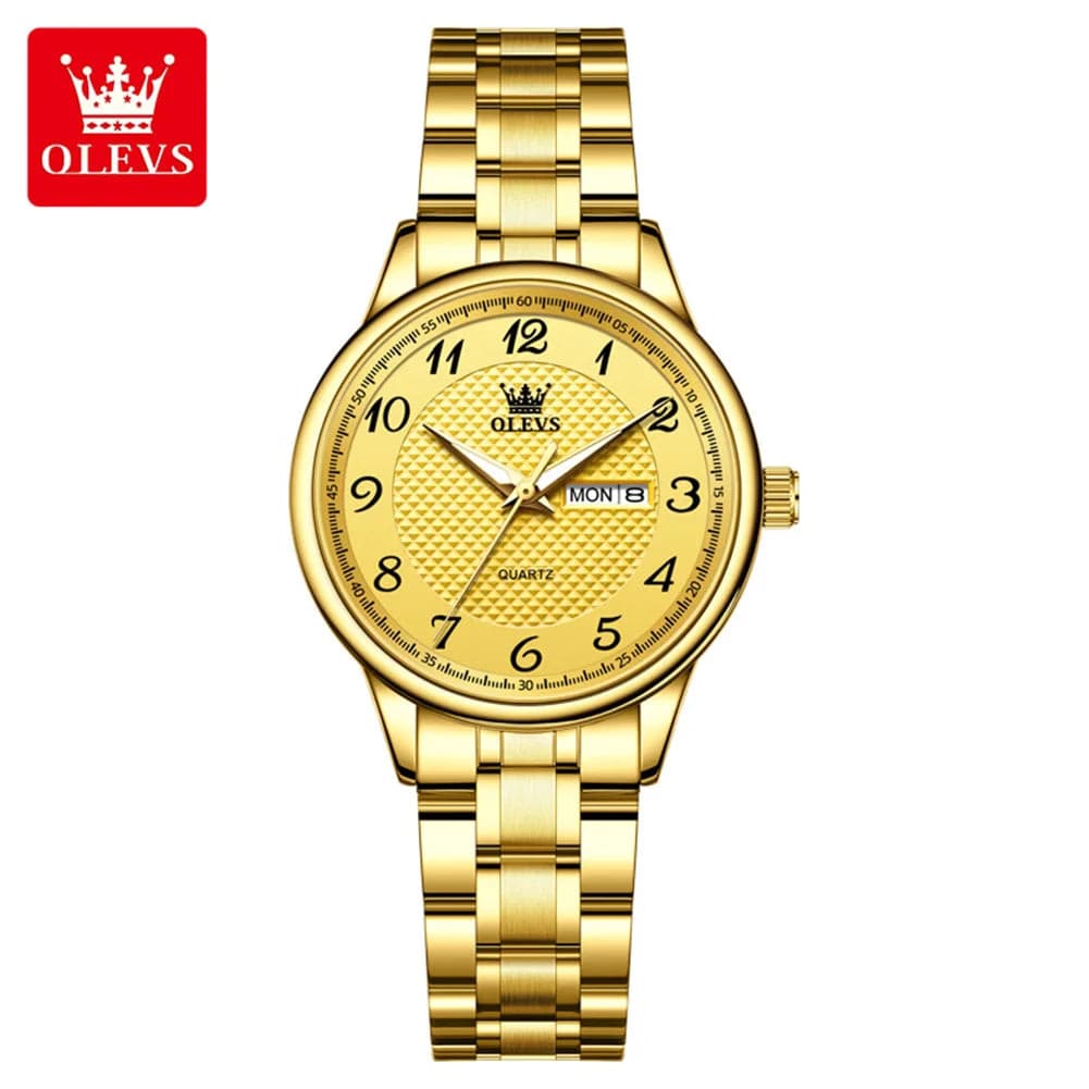 OLEVS Luxury Stainless Steel Quartz Watch — image 9