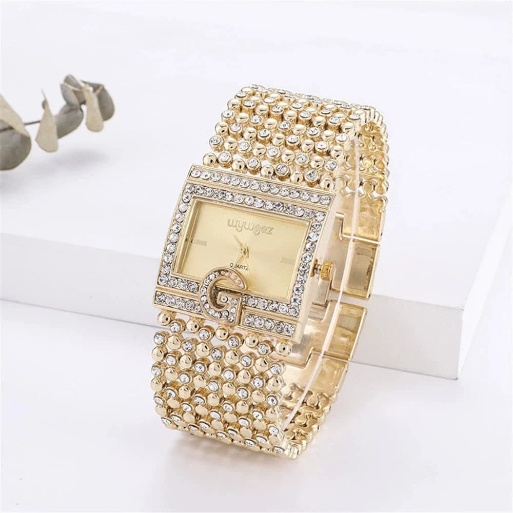 Luxury Women's Quartz Watch - Stainless Steel Square Case — image 7