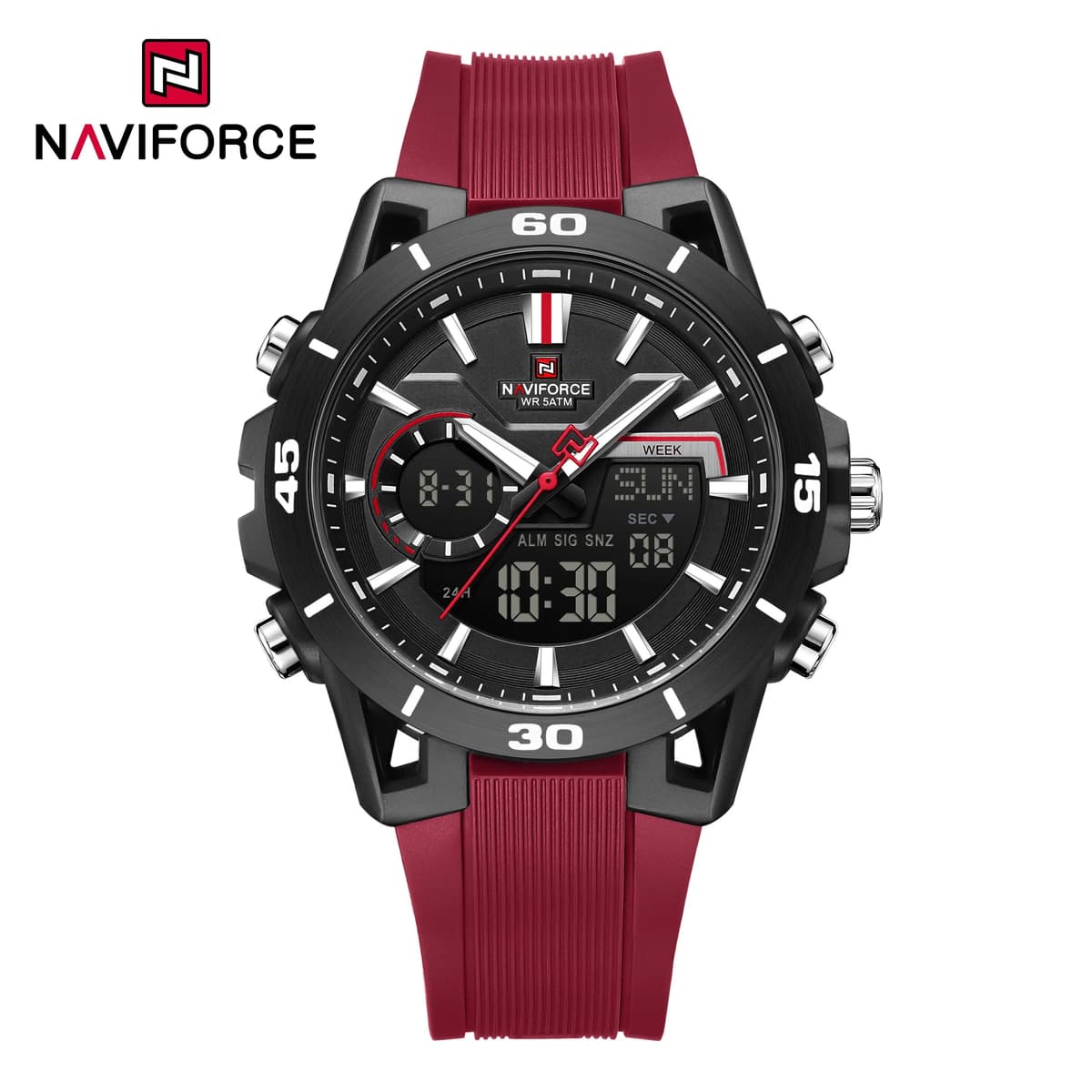 NAVIFORCE 7135 Men's Dual Display Sports Watch — image 6