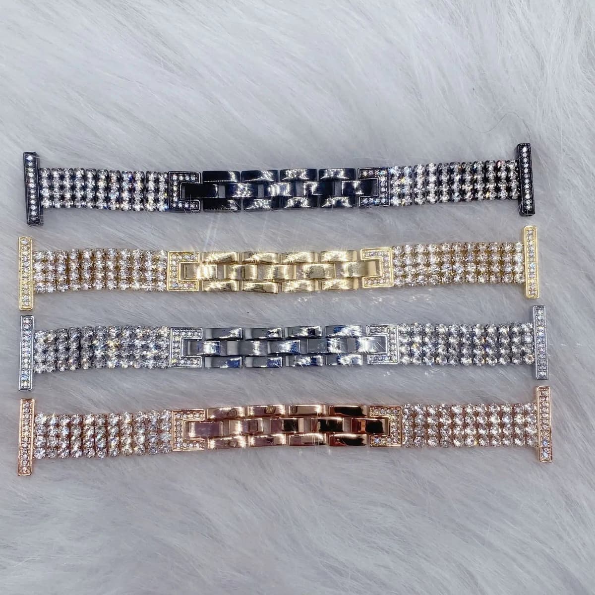 Elegant Diamond Apple Watch Bracelet Band — image 5
