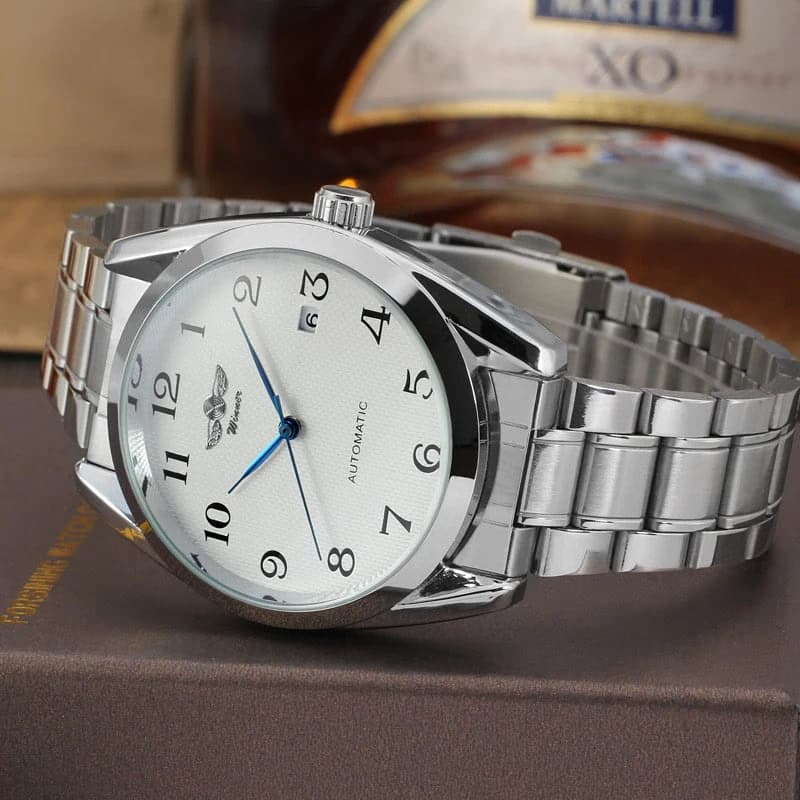 T-Winner Luxury Blue Analog Mechanical Watch — image 3