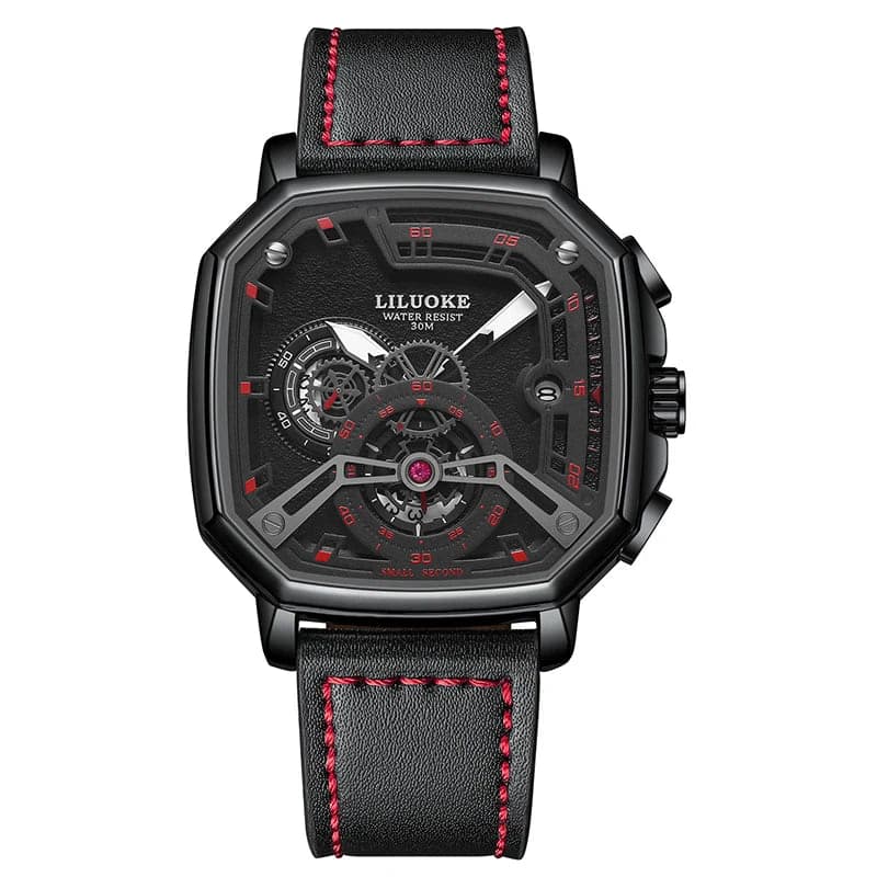 LILUOKE Man Watch Quartz Movement Waterproof Watches for Man Summer Watch Rejos Classic Model — image 11