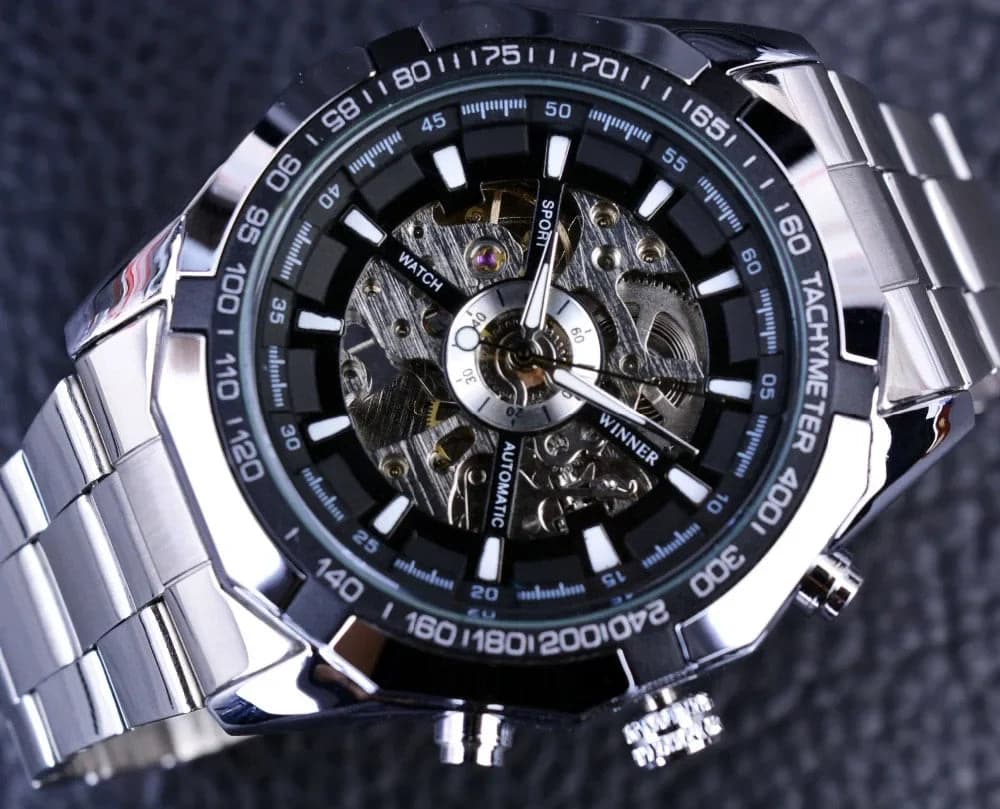 Luxury Designer Men's Automatic Watch - Stainless Steel — image 2