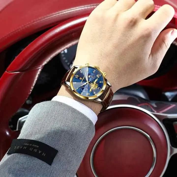 POEDAGAR Multi-Function Waterproof Quartz Watch — image 2