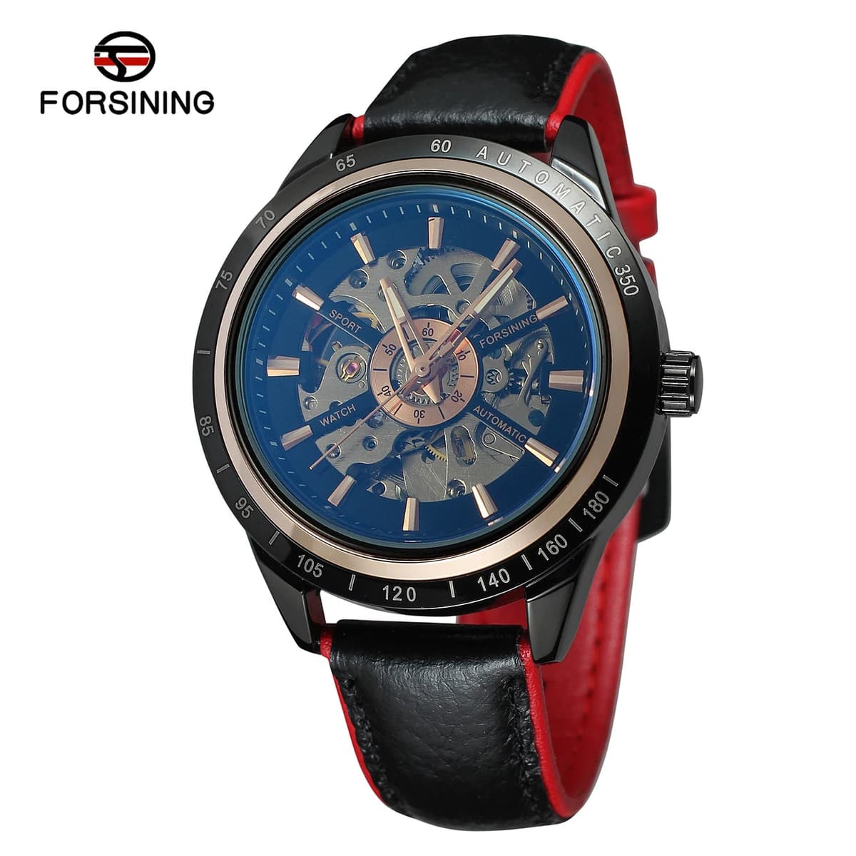 Forsining Men's Automatic Skeleton Watch — image 10
