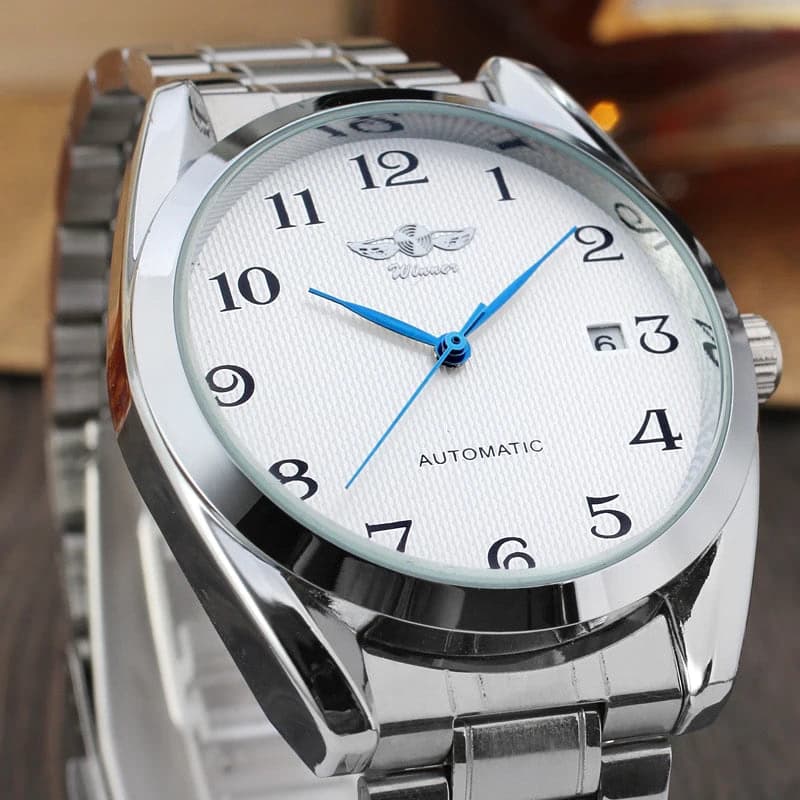 T-Winner Luxury Blue Analog Mechanical Watch — image 2
