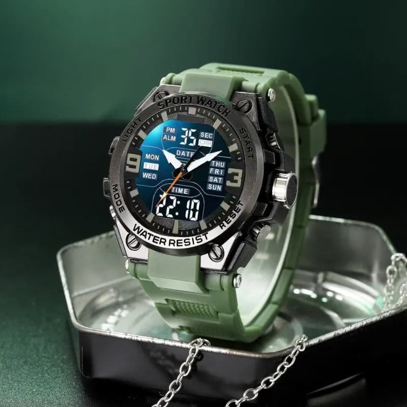 Men's Sport Watch with Colorful Dual Display — image 10