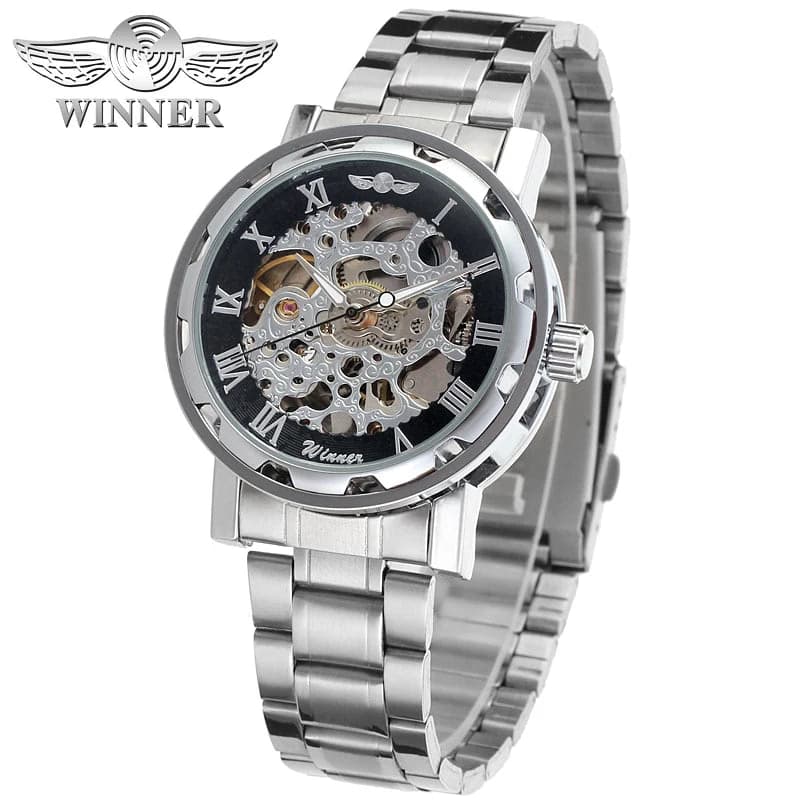 Luxury Gold Skeleton Automatic Watch — image 6
