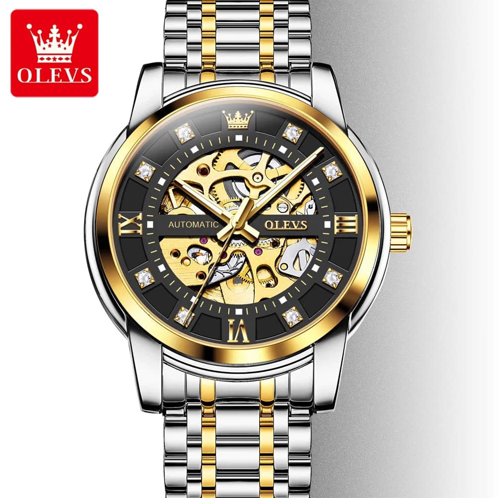 OLEVS Diamond Stainless Steel Men's Watch — image 7