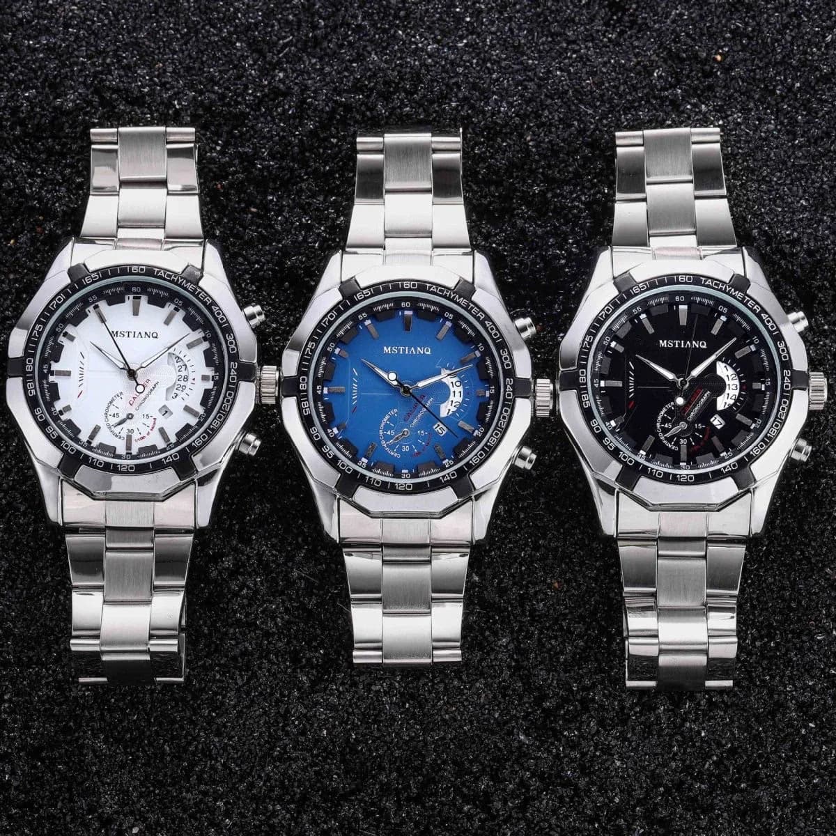 Elegant Men's Stainless Steel Quartz Watch — image 5