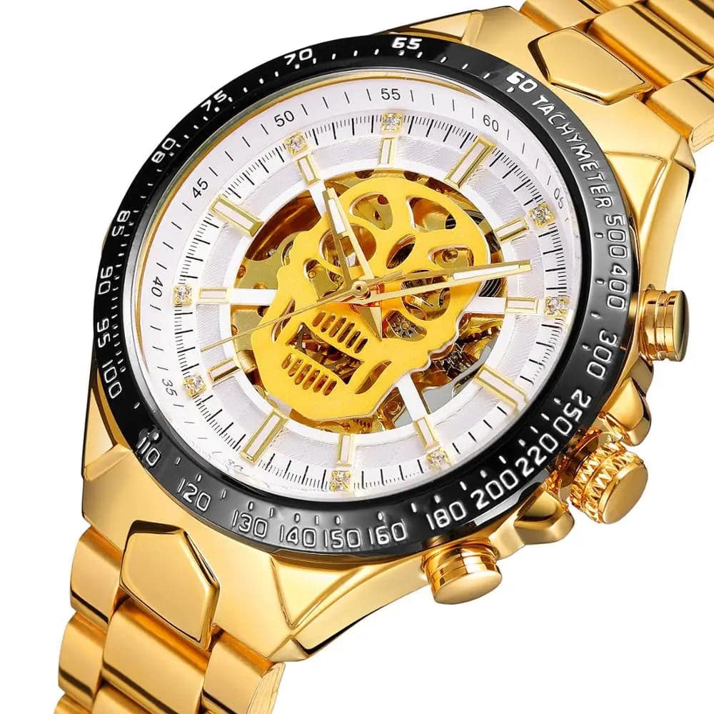Forsining Luxury Skull Skeleton Automatic Men's Watch — image 3