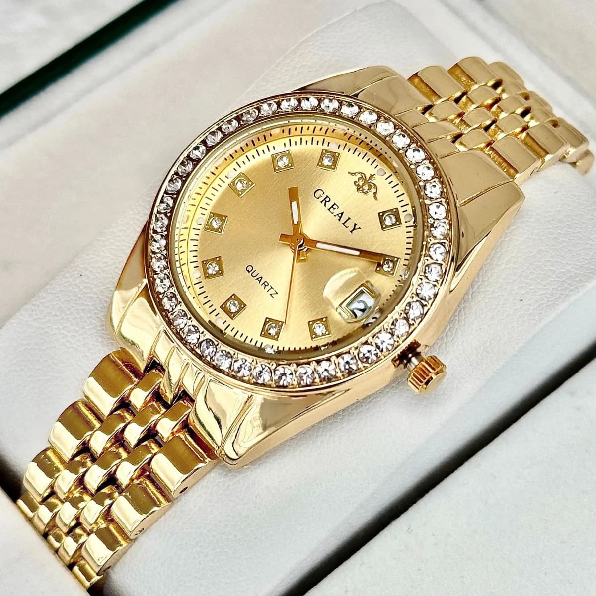 GREALY Ladies Sapphire Quartz Watch 33mm — image 9