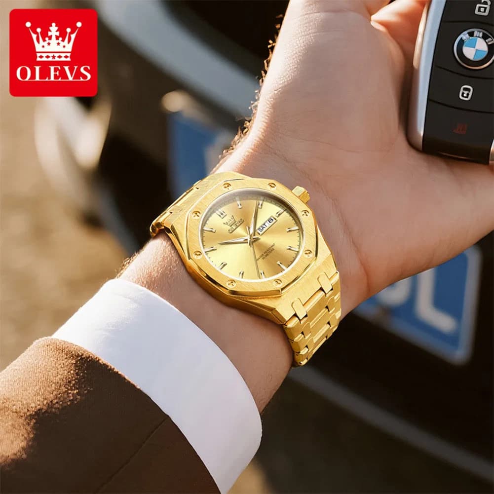OLEVS Luxury Waterproof Quartz Watch — image 3