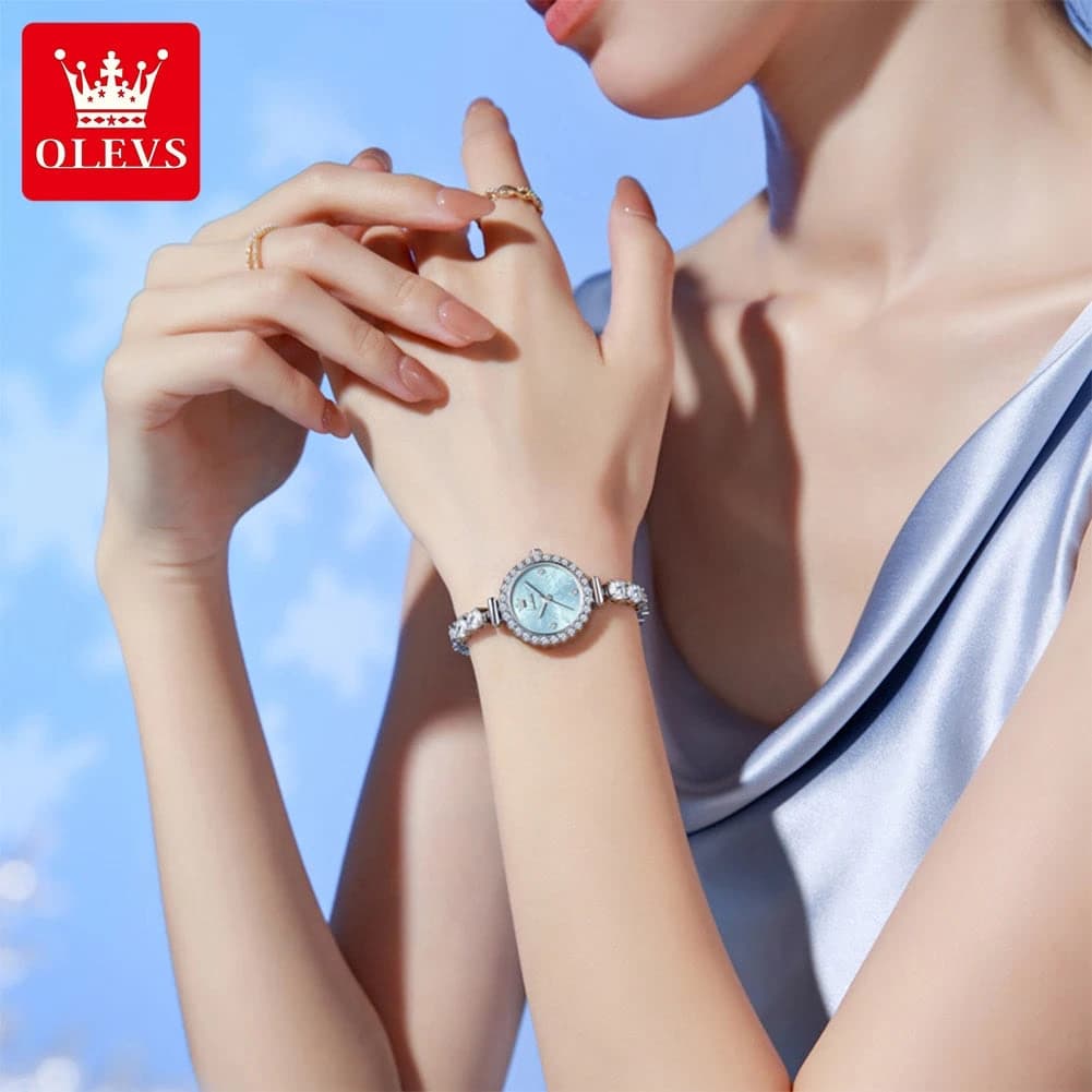 OLEVS Luxury Luminous Diamond Watch For Women — image 3