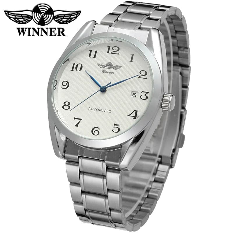 T-Winner Luxury Blue Analog Mechanical Watch — image 7