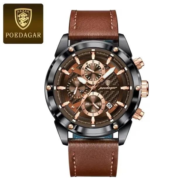POEDAGAR Luxury Sports Men's Chronograph Watch — image 10