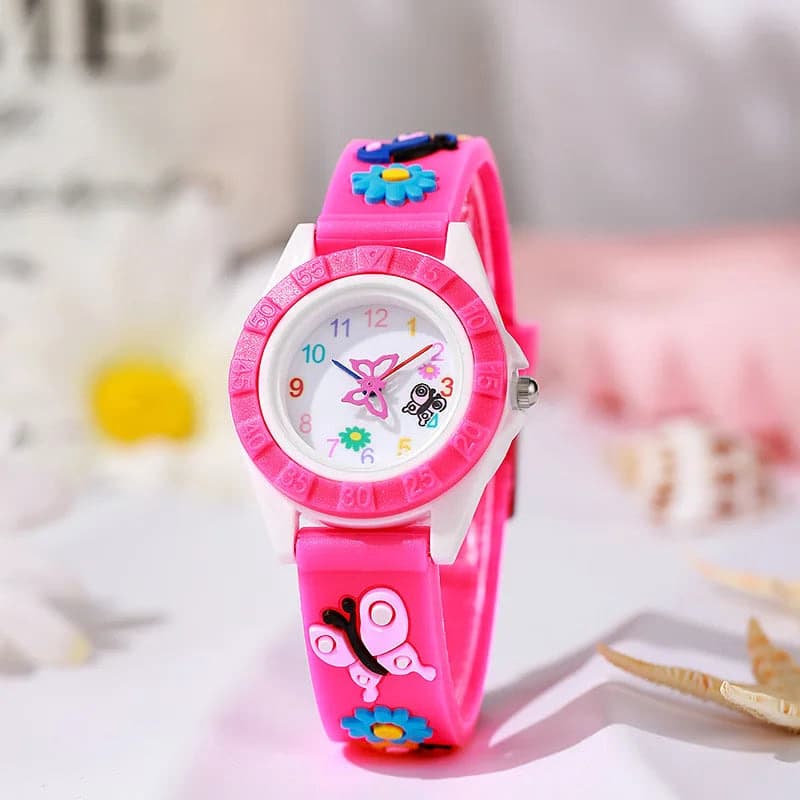 Charming Kids' Quartz Watch with Butterfly Design — image 14