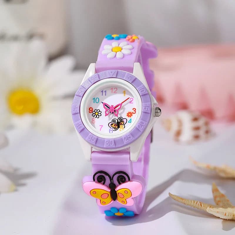 Charming Kids' Quartz Watch with Butterfly Design — image 7