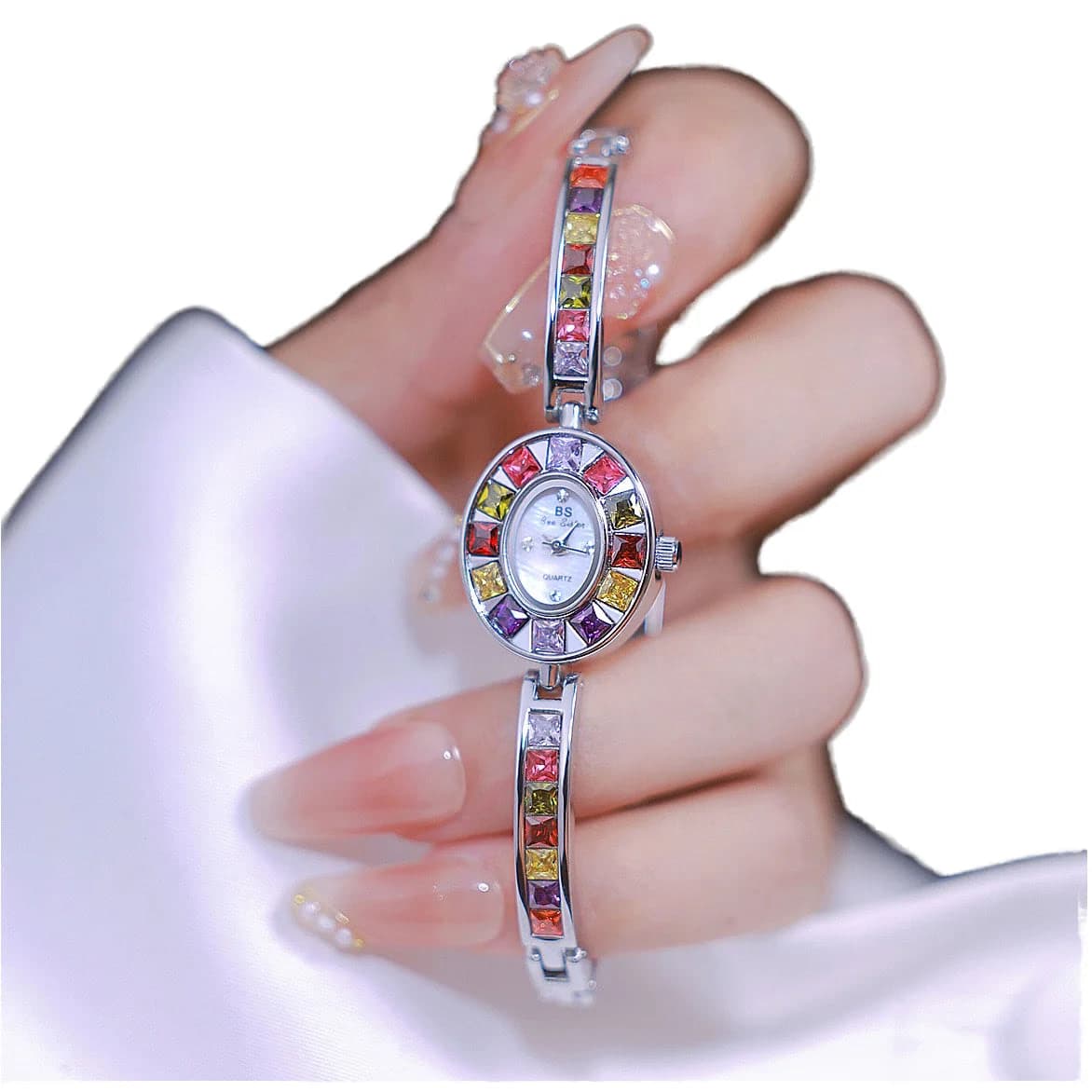 Elegant Luxury Zircon Quartz Watch for Women — image 3